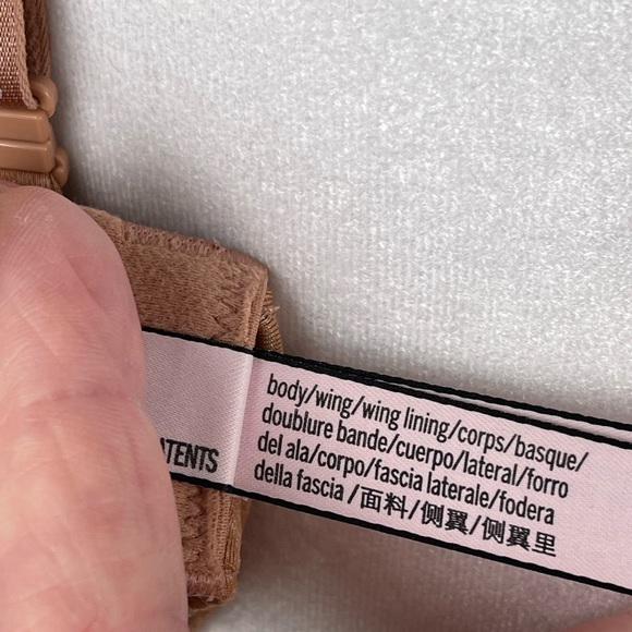 Victoria Secret Cotton Lightly Lined Full Coverage Bra Size 38D Blush Color - Picture 8 of 14